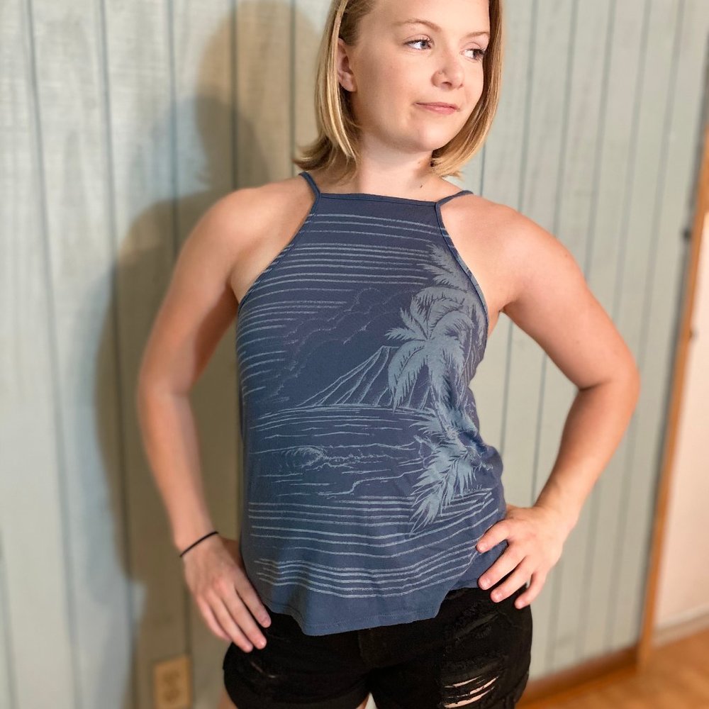 Teal Beach Tank Top